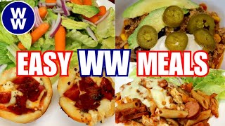 Whats For Dinner 32  Easy Family Friendly WW Weight Watchers Recipes NEW MINI DEEPDISH PIZZAS [upl. by Nylecyoj]