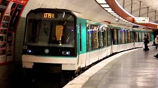 Paris Metro Line 7 bis MF 88 [upl. by Aneehs]