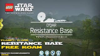 Lego Star Wars The Skywalker Saga DQar  Resistance Base FREE ROAM  HTG [upl. by Seira]