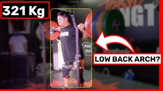 React to Toshiki Yamamotos 321kg Back Squat PR [upl. by Haelak]