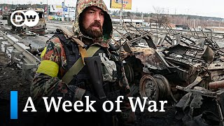 War in Ukraine A week that shook the world  DW News [upl. by Alec]