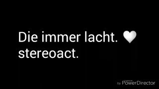 Stereoact feat Kerstin ott  Die immer lacht lyrics [upl. by Gardas597]