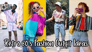 RETRO 80s FASHION OUTFIT IDEAS  PICTURESistic [upl. by Eentroc]