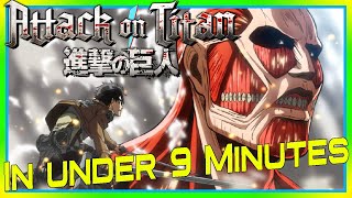 Attack on Titan Season 1 Recap What Happened in Attack on Titan Season 1 [upl. by Annahgiel]