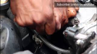 Toyota d4d injectors replacement DIY [upl. by Quentin]