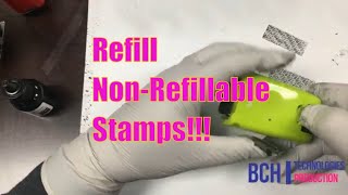 How to Refill Plus Guard Your ID Roller Stamp  Refill Stamp [upl. by Ardnazil1]