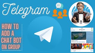 how to add and use bots in telegram groups  how to use telegram app [upl. by Niliram168]