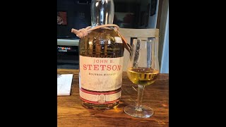 Whiskey Review 266 John B Stetson Bourbon Whiskey [upl. by Meadows]