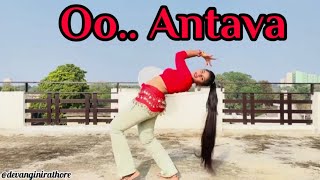 O Antava Mawa  Oo Oo Antava  Pushpa Songs  Allu Arjun Rashmika SamanthaDance video Devangini [upl. by Oneladgam]