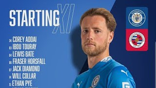 Stockport county vs Reading line up review [upl. by Sivolc362]