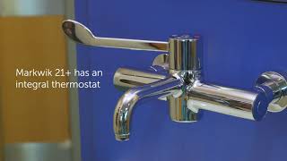 Armitage Shanks Markwik 21 Thermostatic Taps  Safe Water in Hospitals [upl. by Yblehs]