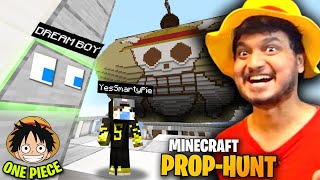 Minecraft Prop Hunt on One Piece Map ftYesSmartyPie DREAMBOYYT Himlands Hide and Seek [upl. by Eetsud]