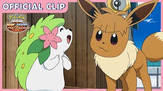 Shaymin Meltan and Sandy  Pokémon the Series Sun amp Moon – Ultra Legends  Official Clip [upl. by Hamish]