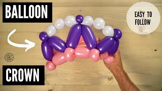 How to Make A Balloon Crown [upl. by Rheingold515]