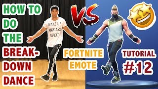 How To Do The Fortnite Breakdown Dance In Real Life Dance Tutorial 12  Learn How To Dance [upl. by Nicholle]