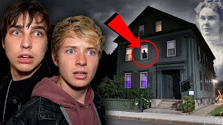 Overnight in Axe Murderers House Lizzie Borden Hauntings [upl. by Enelehs285]