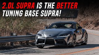 4cyl 20L Supra is the BETTER tuning base Supra [upl. by Bartholomeus]