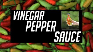 VINEGAR PEPPER SAUCE  Simple Recipe [upl. by Ellingston]