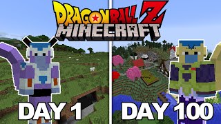 I Played Dragon Ball Z Minecraft For 100 DAYS This is What Happened [upl. by Dombrowski668]