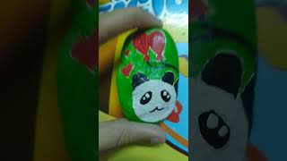 Small stone painting 🎨🖌️ Like Share Comment Subscribe our channel 🤗☺️ [upl. by Alleira811]