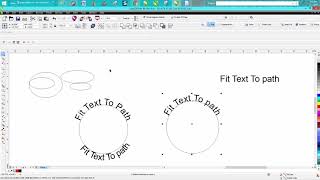 Corel Draw Tips amp Tricks Fit Text to path [upl. by Adnohr]