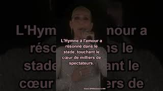 Jeux olympiques de Paris Céline Dion revient avec lHymne à lamour lors de louverture [upl. by Enowtna]