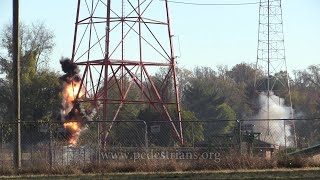 Radio Tower Demolition [upl. by Ahkos181]