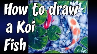 How to draw a Koi Fish [upl. by Aubrey]