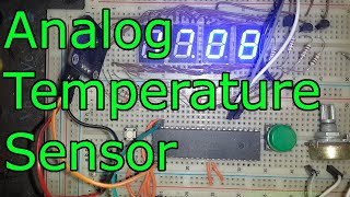 Analog Temperature Sensor  LM35A  🔴 PIC Microcontroller Programming Tutorial 29 MPLAB in C [upl. by Everest]