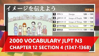 Japanese JLPT N3 Vocabulary Chap 12  Sec 4 Our Society [upl. by Ramona]