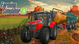 Fs 18 How To use Fertilizer  Fs18 Grass Cutting  Farming Simulator 18 Gameplay fs18 [upl. by Mehsah]