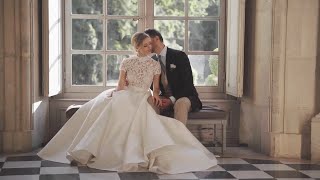 Celine amp Vadim  wedding in a chateau with chamomile field  wedding teaser [upl. by Eusadnilem14]