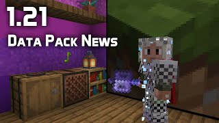 Data Pack News in Minecraft 121 [upl. by Wendi]