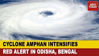 Cyclone Amphan Red Warning Issued For Coastal Areas In West Bengal amp North Odisha [upl. by Akinuahs]