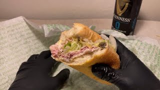 Eating a Sub with a Beer ASMR [upl. by Ronen]