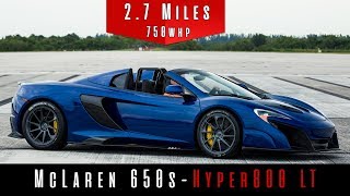 2015 McLaren 650S Spider HYPER800LT Top Speed [upl. by Ralyt724]