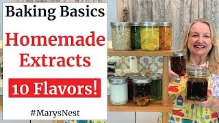 How to Make Homemade Extracts  Flavored Extracts  Baking Basics [upl. by Andrel]