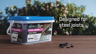 How To Install Ekodeck on Steel Joists Using the 6mm Quickfix System [upl. by Akselaw3]