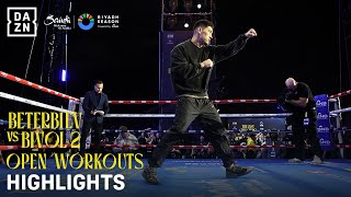 Open Workouts Highlights  Artur Beterbiev vs Dmitry Bivol 2 [upl. by Bernadine]