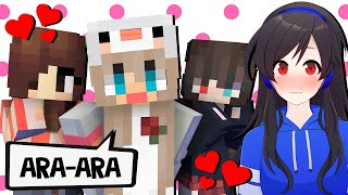 ARAARA LENZI MEW DAN PARA CEWEK CANTIK YOUTUBER MINECRAFT INI AUTO MEMBUAT PARA COWOK HISTERIS [upl. by Cralg]