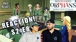 The Future Of Tekkadan Mobile Suit Gundam Iron Blooded Orphans Season 2 Episode 8 Reaction [upl. by Llirrehs]