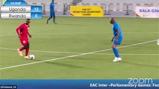 EAC InterParliamentary Games Football  Uganda Vs Rwanda [upl. by Cole]