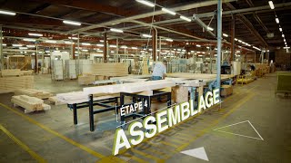 Fabrication des Maisons Ossature Bois Natilia  notre Usine POBI [upl. by Assyl]