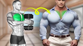 7 Dumbbell Chest Workout  Effective Exercises [upl. by Melentha]