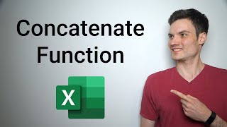 Concatenate Excel Tutorial [upl. by Aicital]