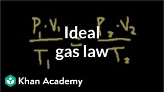 Thermodynamics part 2 Ideal gas law  Thermodynamics  Physics  Khan Academy [upl. by Garreth703]