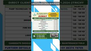 Kuwait jobs  Pump Mechanics  Pump technician  HVAC technician  Jobs in Kuwait shorts [upl. by Anilra636]