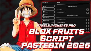 Best Blox Fruits Scripts  Incredible Menu Blox Fruits  Blox Fruits Farming  Free Download 2025 [upl. by Dail]