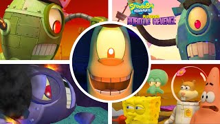 SpongeBob  Planktons Robotic Revenge  All Bosses 4Player Multiplayer No Damage [upl. by Bonaparte828]