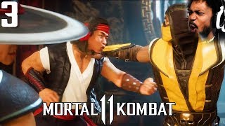 LIU KANG  KUNG LAO VS SCORPION OMGOSHH  Mortal Kombat 11 3 [upl. by Shaffert]